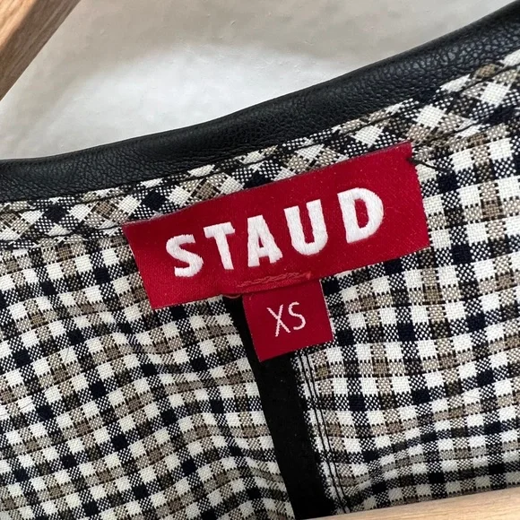STAUD Fairham Plaid Dress XS - Picture 7 of 7
